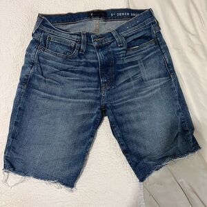 Madewell Classic Blue Denim Shorts